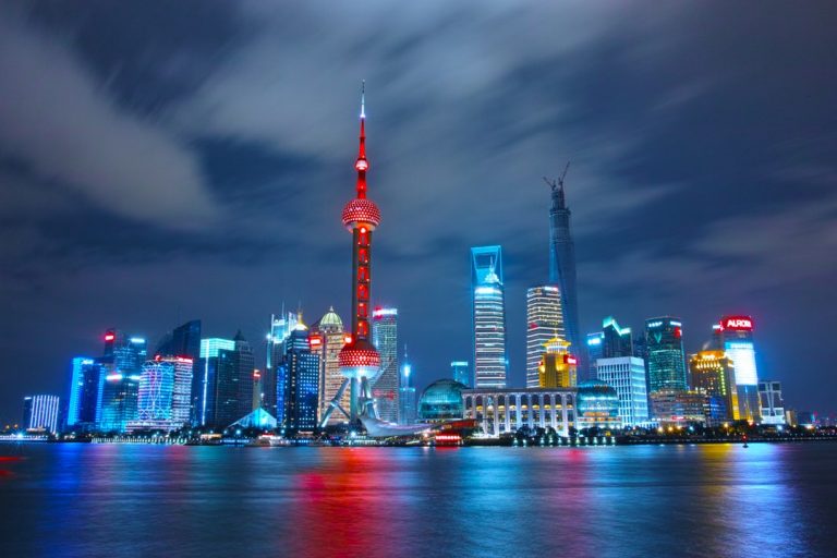 architectural photograph of lighted city sky by ly0ns (Unsplash.com)