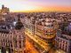 Sunset view of Gran Via in Madrid by florianwehde (Unsplash.com)
